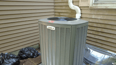 After air conditioning unit installation Photo