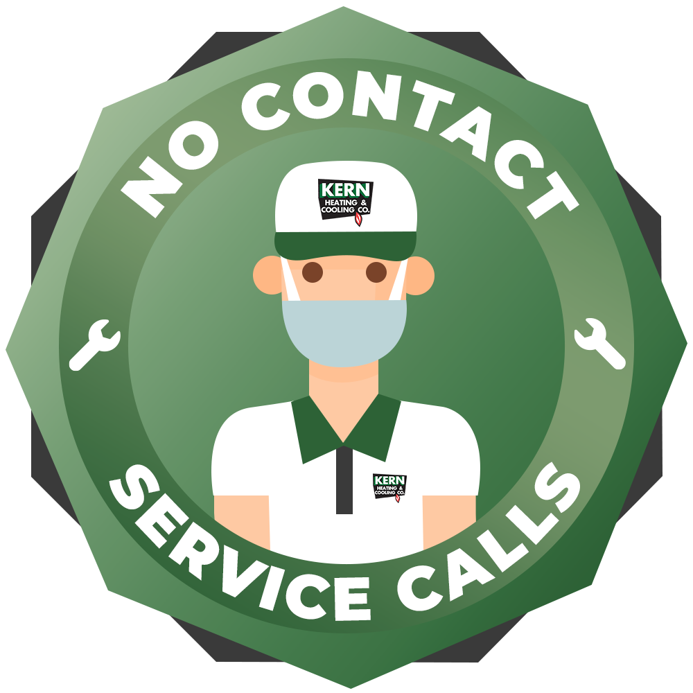 No Contact Service Calls Badge