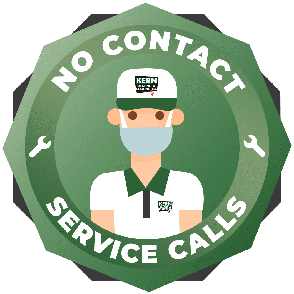 No Contact Service Calls Badge